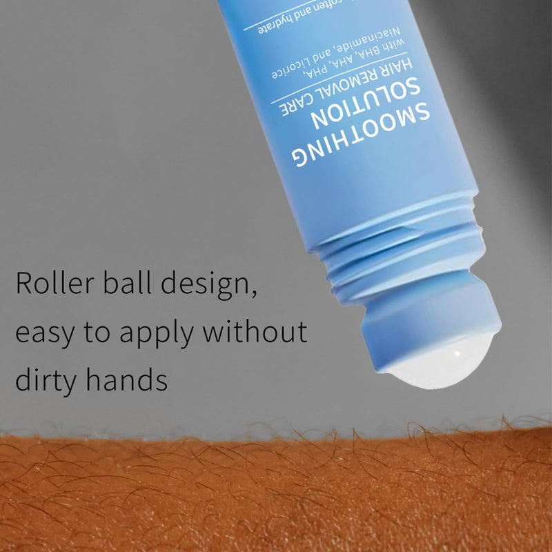 High Roller Ingrown Tonic | Razor Bump & Ingrown Hair Treatment with BHA AHA | Roller Ball Applicator for Underarms Abdomen Bikini Line for Men & Women