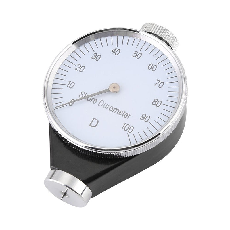 Durometer Hardness Tester Rubber Tire Durometer Rubber Tire Durometer Gauge 0-100 Degrees with Large LCD Display (Type D) Type D