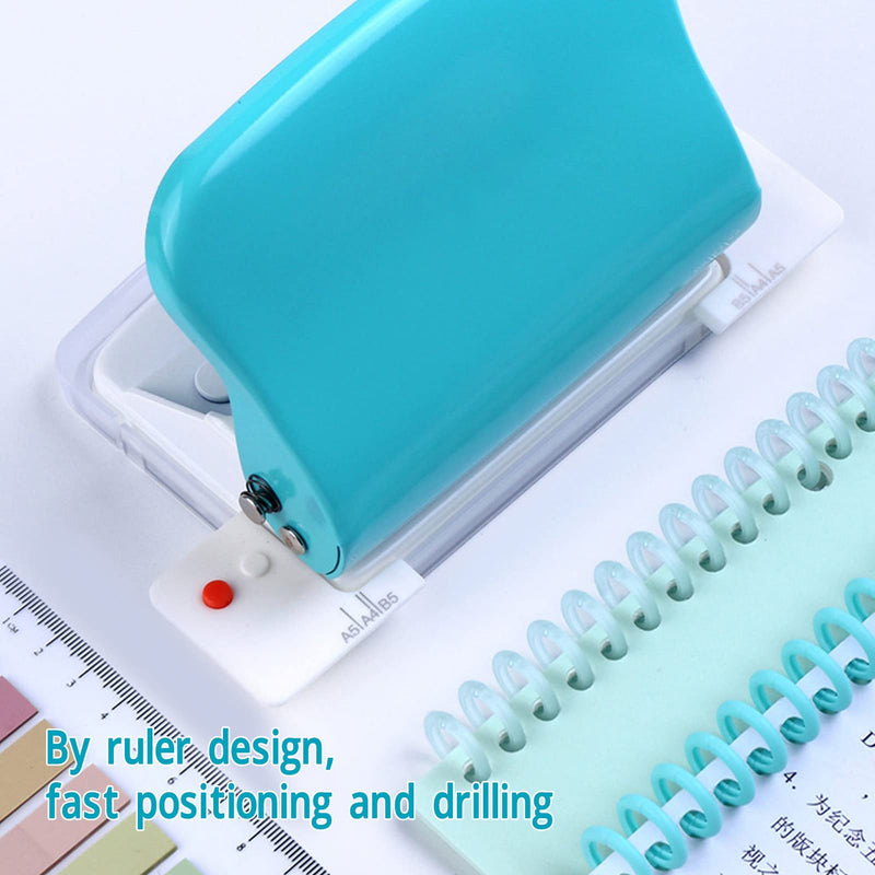 Binding Machine, Metal 10 Hole Punch Spiral Binding Machine, Easy to Use, for Making 26 Holes on B5 Paper, 30 Holes on A4, 20 Holes on A5 Book, Paper for Books, Notebooks,