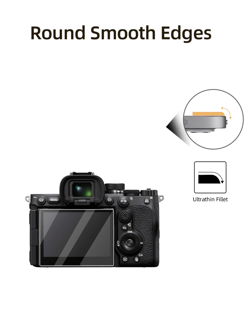 Screen Protector for Alpha 7R VI（ILCE-7RM6/a7R6）, HD Protective Film 4h Hardness Screen Protector,Easy Installation,Anti-Scratch,HD Quality,(3 Pack)