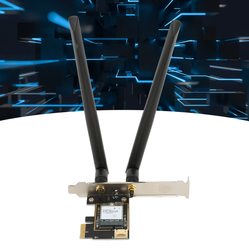 PCIe 6E Card, XB530NF MT7922 RZ616 2.4G 5G 6Ghz 3 band, Up to 2400Mbps Antenna MU MIMO PCIe Network Card, BT 5.2 Cordless NIC Adapter