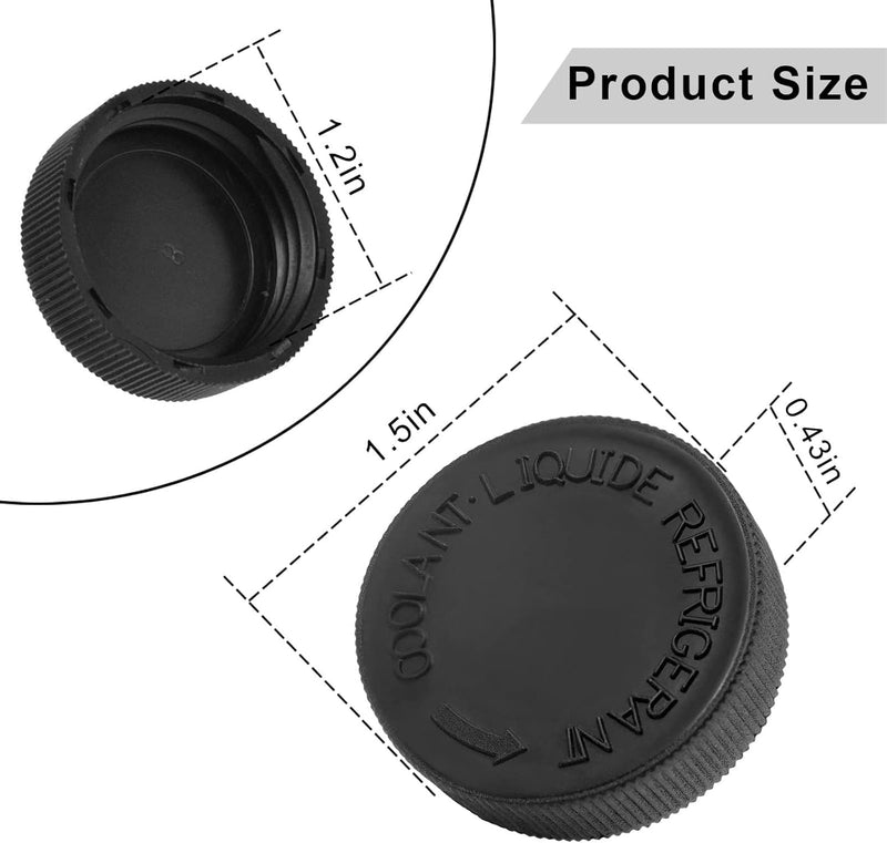 SecosAutoparts 21712-79900 Engine Coolant Overflow Reservoir Tank Black Cap Fit For Nissan Murano Rogue Versa Quest Fit For Infiniti EX35 FX37 EX37 G35 Q70 QX50 G25 G37 2003-2017