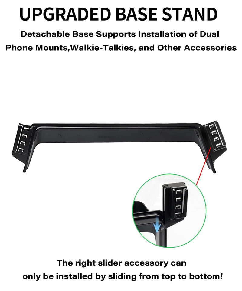 Car Phone Holder for Toyota Prius 2023 2024 2025 2026 8" Screen Accessories | MagSafe Strong Magnetic Clip-On Cell Phone Mount, Dual Slots for Driver & Passenger, 360° Rotatable Hands-Free Holders for 2023-2026 Prius (8" Screen DUAL SLOTS HOLDERS)