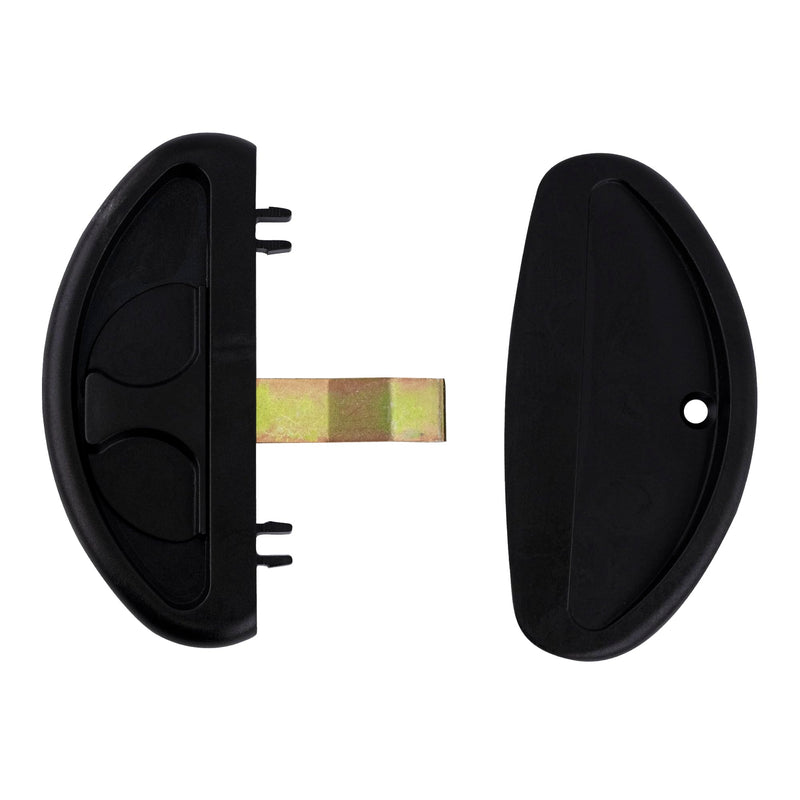 CRL A255 Black Sliding Screen Door Latch and Pull
