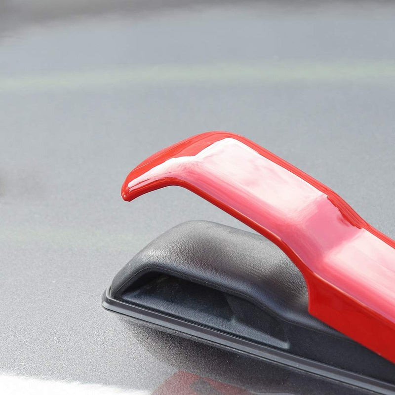 CheroCar JL JT Engine Hood Hinge Cover Decoration Cover Stickers Exterior Accessories for Jeep Wrangler JL 2018-2021, for 2020-2021Jeep Gladiator JT, Red