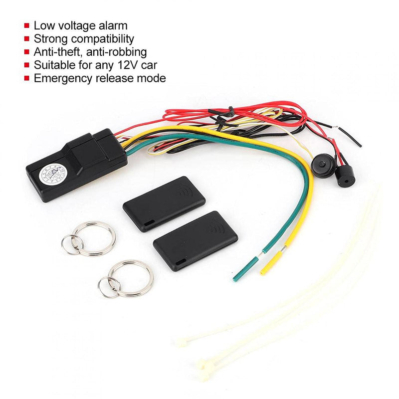 Auto Immobilizer Anti-Robbing Dual Strong Concealment Engine Immobilizer Strong Compatibility Adjust Sensing Distance Anti-Theft Anti-Hijacking Auto Car Intelligent Alarm for 12V Car