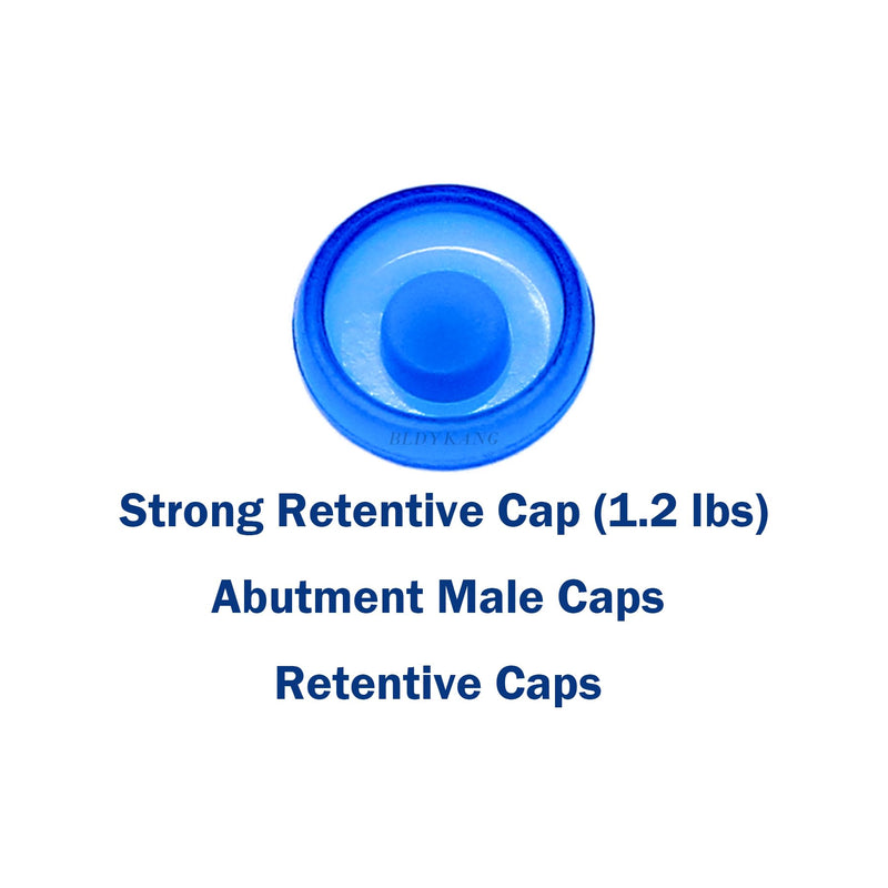 implants Replacement Male Caps Metal Housing 0.8 lbs 1.2 lbs 2.4 lbs (Overdenture Male Caps KIT) Overdenture Male Caps KIT