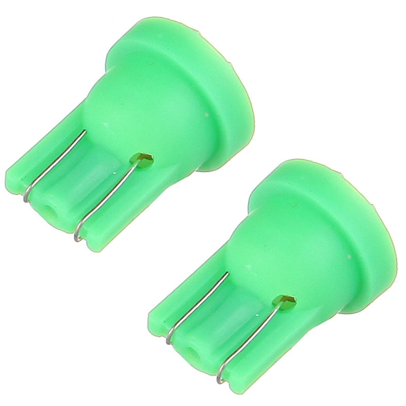 cciyu 194 Extremely Bright:LED Bulbs Interior Lights T10-6-3020-SMD Dashboard Gauge Light Speedometer Odometer Tachometer LED light Instrument Panel Light Wedge T10 168 2825 W5W Green Pack of 5