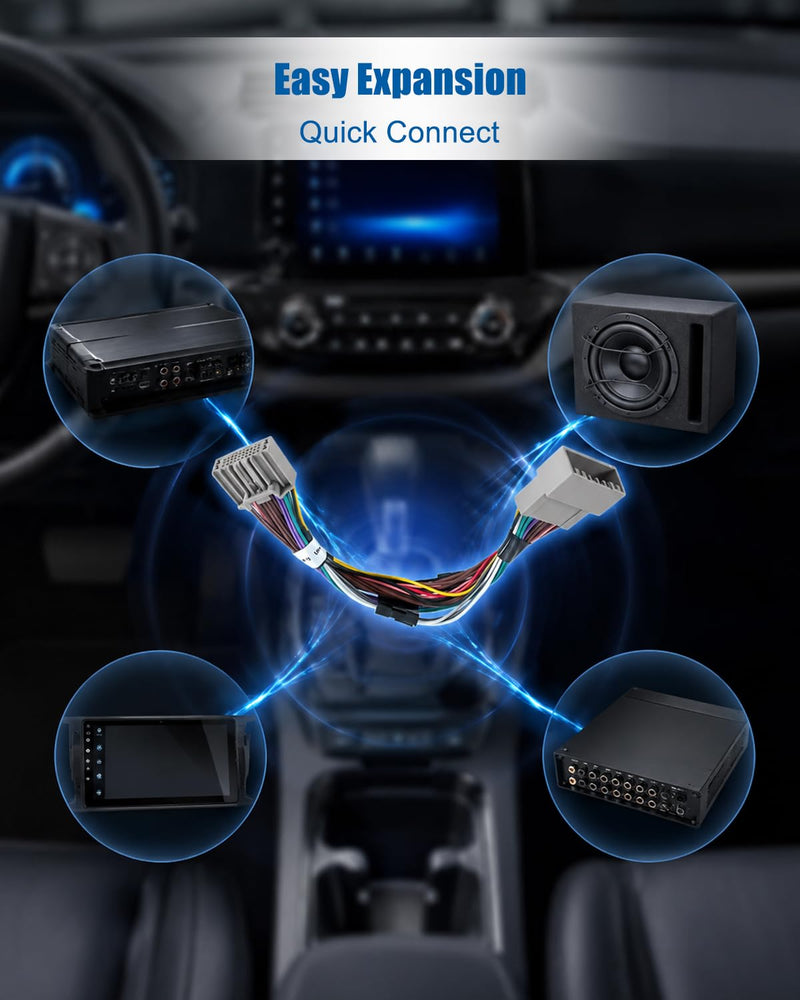 Audio Integrated T-Type Harness Fit for Honda Non Amplified 2016-2021 | Replace LPHHD04