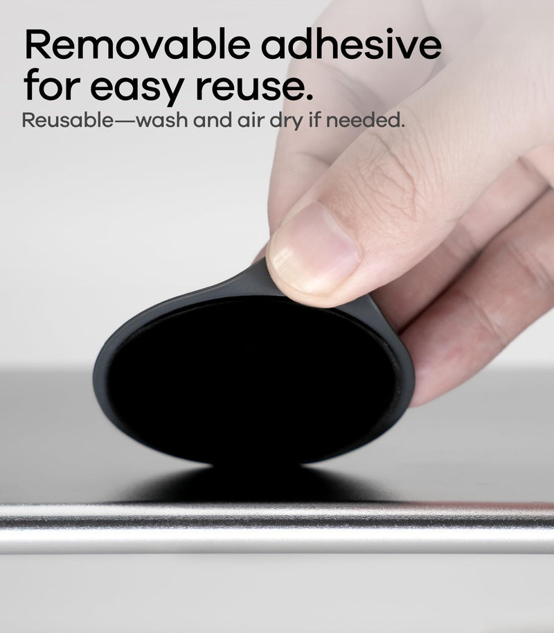 Aulumu AC01 for MagSafe Sticker | Multifunctional Magnetic Pad | Compatible with Double-Sided Magnetic Accessories | Reusable | for Bathrooms, Refrigerators, Kitchens, Screens, etc. | Gray