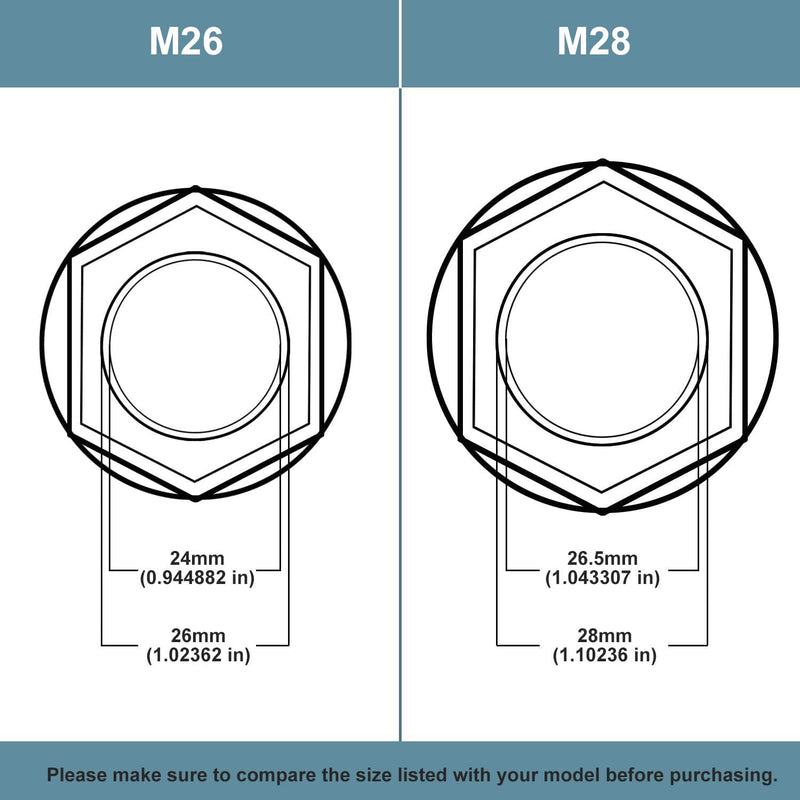 [6021-001573 Nut OEM Mania] 6021-001573 for Replacement Samsung (M26 nut, ID 24 mm or 0.944882 inch, ASIN B08TLJZ76M) New OEM Produced Washer Hexagon Nut Replacement Part M26