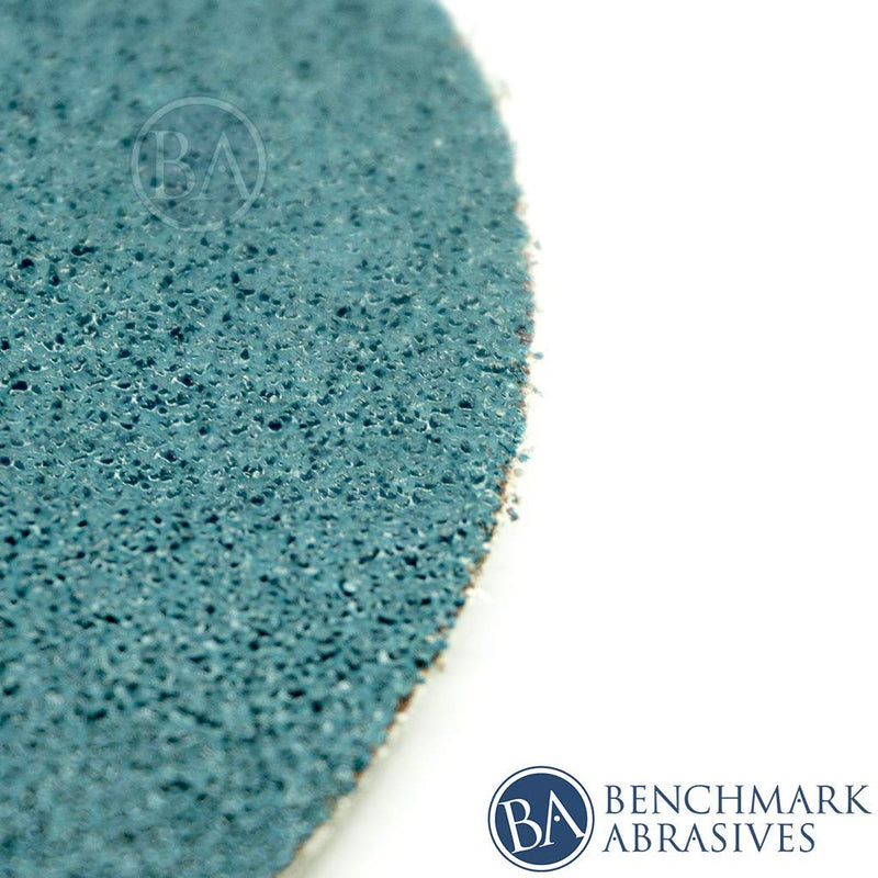 Benchmark Abrasives PSA No Hole 12 Inch Sanding Discs Adhesive Back with Zirconia Grains Automotive DA Orbital Sander Sandpaper - 12 Inch Sanding Disc - Surface Blending (5 Pack), 80 Grit