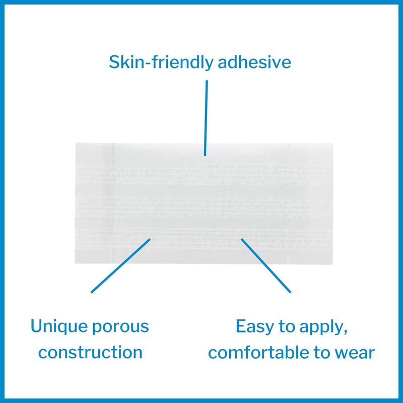 McKesson Skin Closure Strips, Sterile, Reinforced, 1/4 in x 3 in, 50 Count