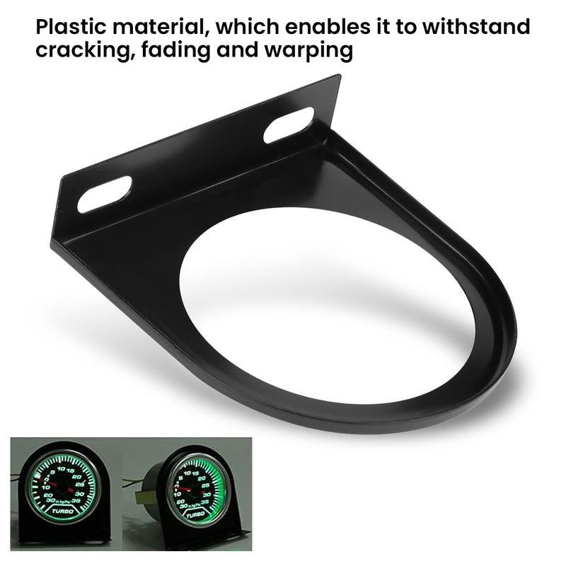 Single Gauge Mounting Panel, 52mm 2 Inch Gauge Bracket Holder Universal Single Hole Meter Gauge Pillar