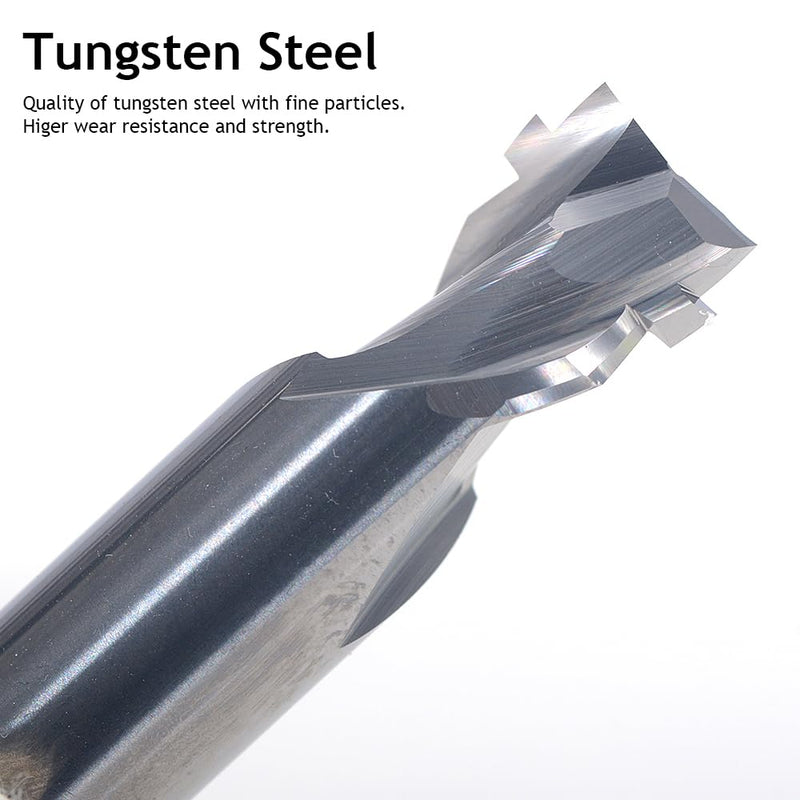 1Pcs CNC Router Bits Engraving Cutter 6mm/8mm Neon Light Strip Slotting Bits Tungsten Carbide Steel End Mill Neon LED Lights Slotting Milling Cutter for Polystyrene Acrylic (6-10D-4.2) 6-10D-4.2