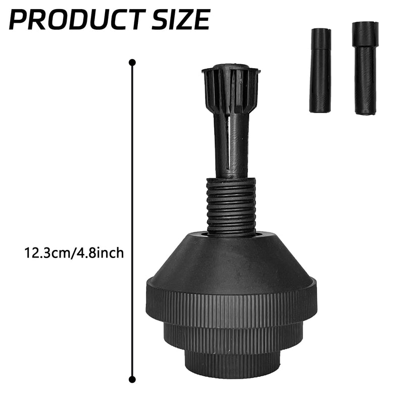 Clutch Alignment Tool Car Alignment Tool Kit Automotive Light Trucks AC Single Disc Clutch Centering Removal Tool Universal Clutche Plates Correction Tools 2 Plastic Sleeve for Refitting Black