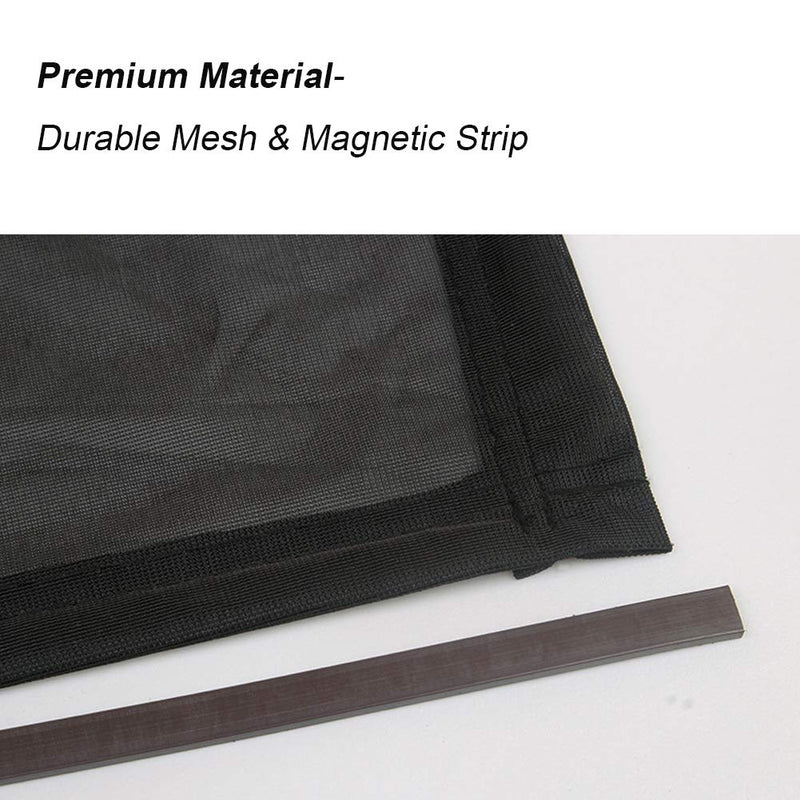Magnetic Car Sunroof Sun Shade Breathable Mesh, Car roof Cover for Overnight Camping, Quick Install, UV Sun Protection for Moonroof and Side Window 39"x25" Sunroof Cover