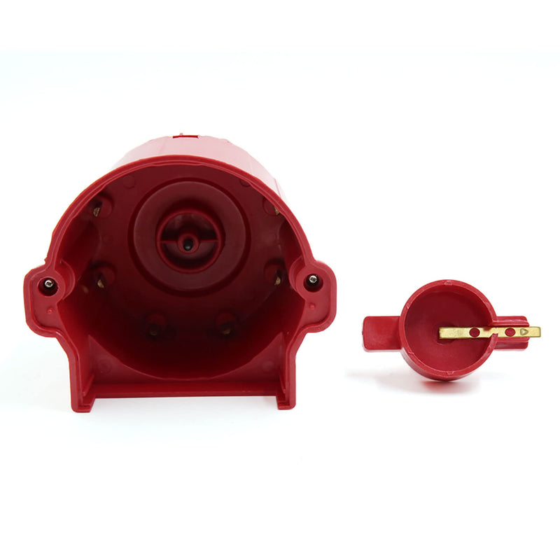 uxcell 8406 Car Ignition Distributor Cap and Rotor Kit External Coil for Chevrolet Suburban C1500 C2500 C3500 for GMC K1500 Jimmy 8 Cylinder Engine DC 12V