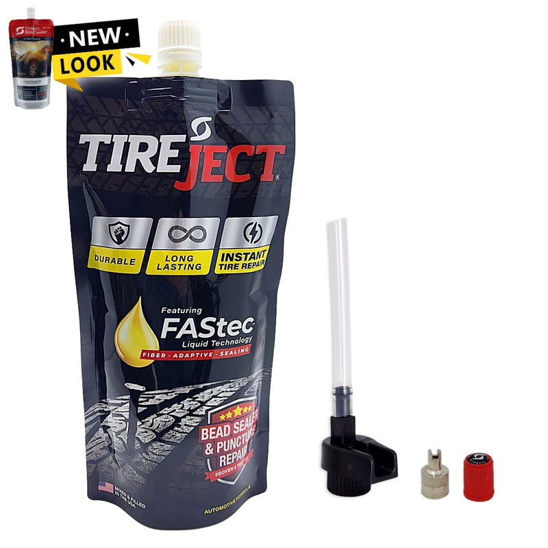 TireJect Automotive Full-Size Truck/SUV 2-in-1 Tire Sealant & Bead Sealer Kit for tire Repair of leaks and punctures Full-size Truck, SUV