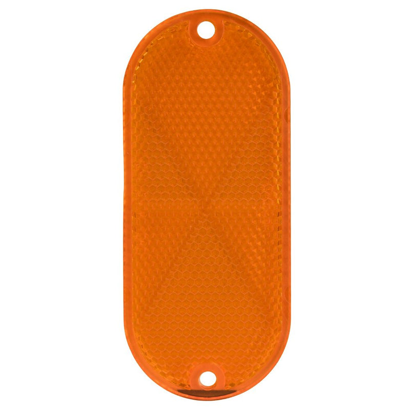 Blazer International B278SAW Oblong Stick-On Reflectors, Amber, 2 Pack