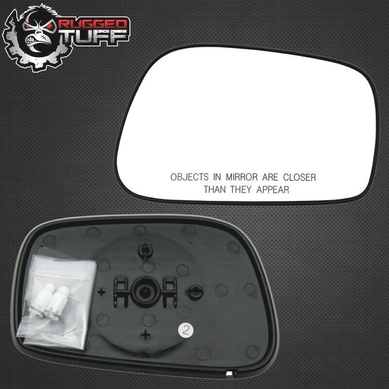 Passenger Side Mirror Glass For 2003 2004 2005 2006 2007 2008 Toyota Corolla Matrix, Pontiac Vibe Right Door Mirrors With Backing Plate 8790801080 Non-Heated