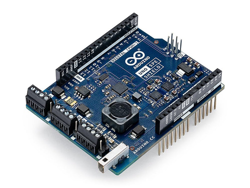 Arduino UNO SPE Shield [ASX00073] - Add Single Pair Ethernet (10BASE-T1S) with PoDL + RS485 to Arduino UNO R4, Industrial IoT, Legacy Integration, Smart Factory & Building Automation