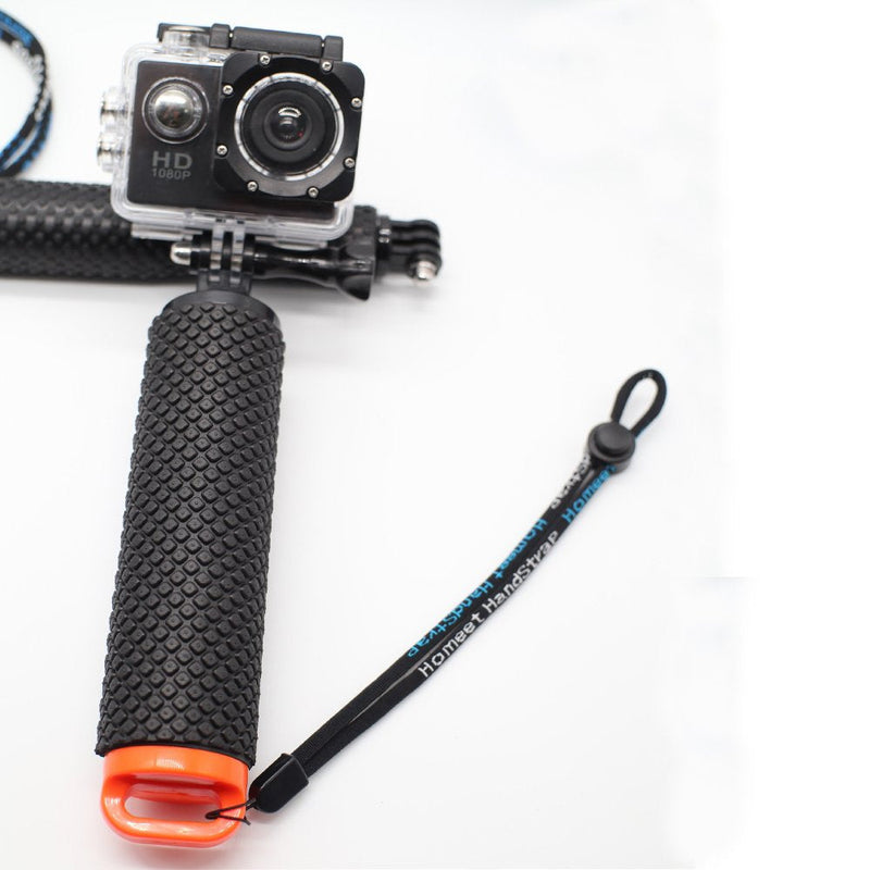 Handler Floating Hand Grip, Underwater Hand Stick Monopod Pole Compatible with DJI OSMO Action Cameras and Other Sports Camera, Orange Orange Hand Grip