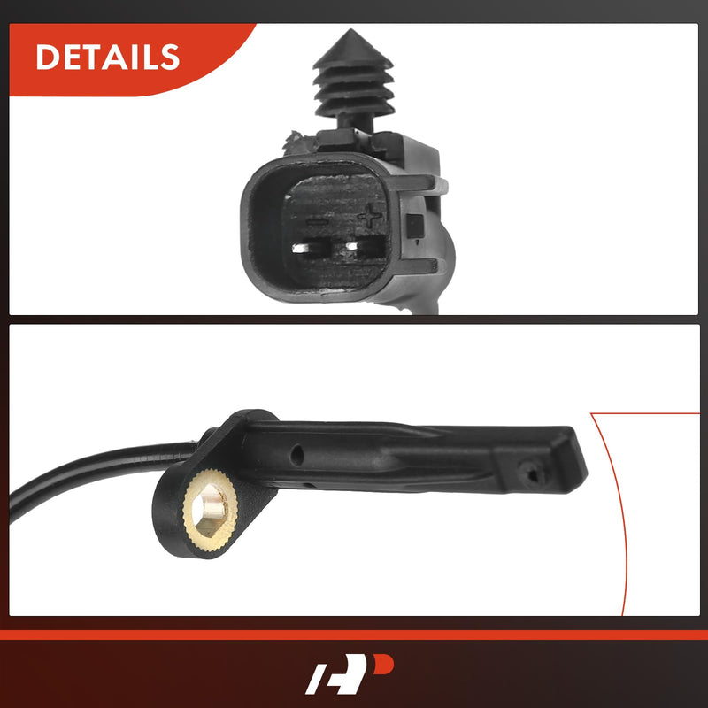 A-Premium 2PC Front ABS Wheel Speed Sensor Compatible with Cadillac & Saab - SRX 2010-2016, 9-4X 94X 2011 - Front Driver and Passenger Side
