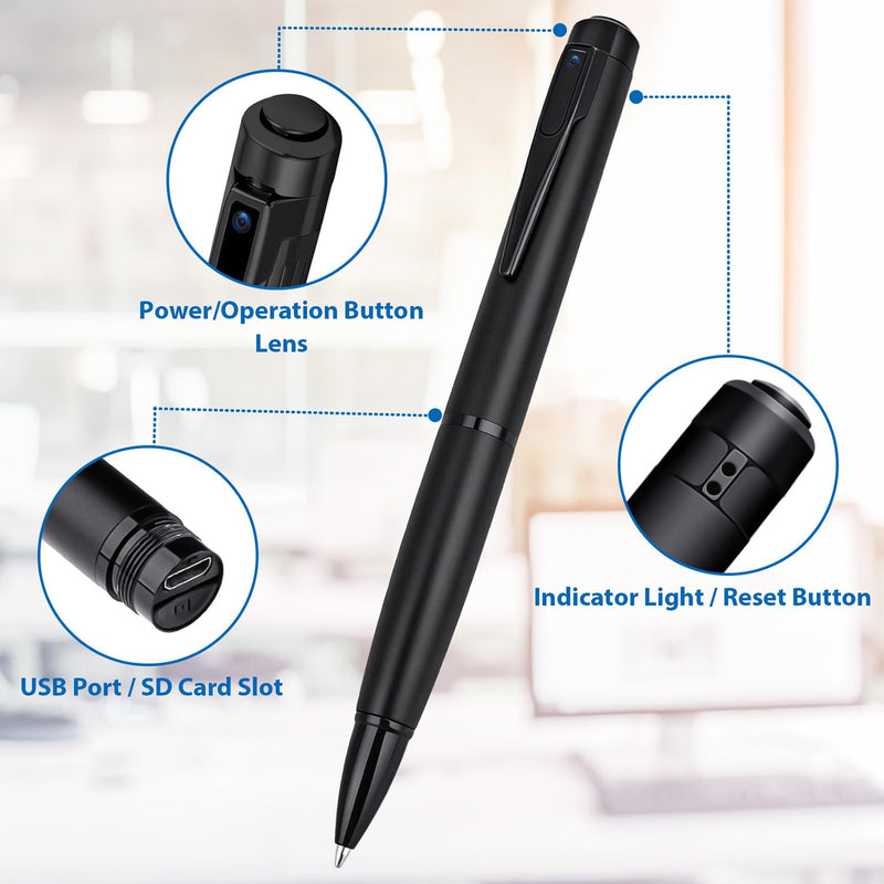 1080P HD Mini Camera Recorder, Nanny Cam with Motion Detection,Discreet Wearable Video Recorder for Meetings and Personal Security 64GB