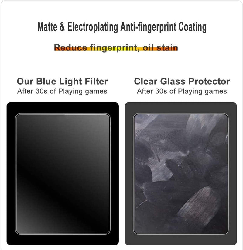 2 Pack 14" Anti Blue Light Anti Glare Screen Protector for 16:10 Lenovo/HP/Dell/ASUS/LG/Acer/MSI Laptop, Eye Protection Blue Light, UV, Glare Blocking Filter Film, Ultra HD, Matte (Not Fit 14" 16:9) 14 inch with 16:10