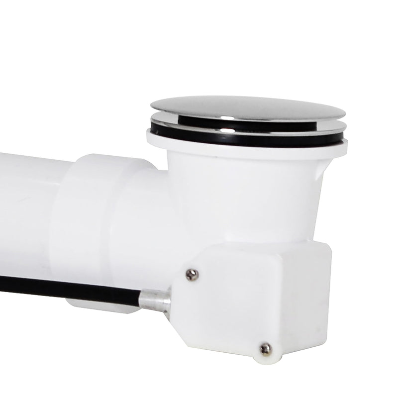Westbrass A50TE-26 Standard 1-1/2" Replacement Trim for Cable Drive Bath Drain Waste & Overflow Assemblies, Polished Chrome