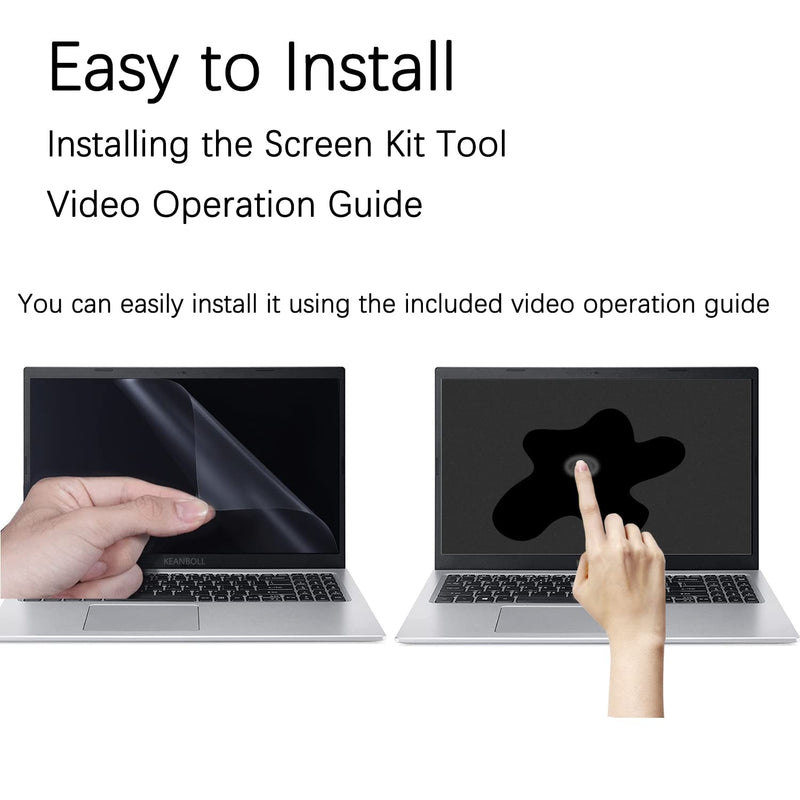 2-Pack Anti Glare Screen Protector & Keyboard Cover for 2025 2024 2023 MacBook Air 15 inch with M4 M3 M2 chip Model A3241 A3114 A2941-MacBook Air 15 Screen Protector and Keyboard Cover MacBook Air 15-A2941