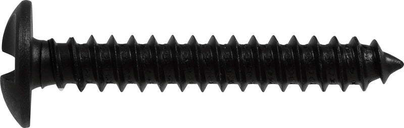 Hillman One-Way Lag Screw Heat-Treated Security Tamper-Resistant Slotted 5/16"-18 x 2" Black – 50 Pack