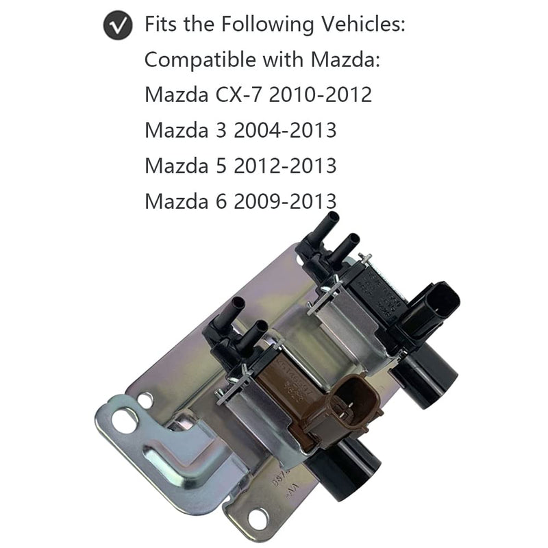 Intake Manifold Vacuum Runner Solenoid Valve for Mazda CX-7 3 5 6 Replace 4M5G-9A500 K5T46597 K5T81777