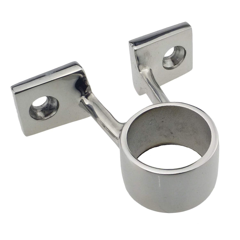Pair of 316 Stainless Steel Marine Grade Boat Hand Rail Railing Fitting Center Bracket Stanchion (I.D.26MM) Hardware for 1in Tubing