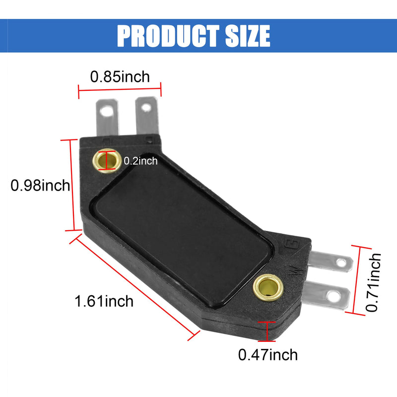  [AUSTRALIA] - JDMSPEED New Ignition Module GM HEI 4 Pin D1906HT LX301 Replacement For Buick Chevy Pontiac Old 1974-1988