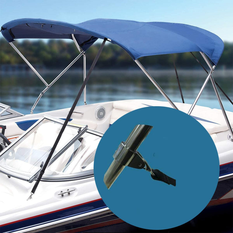 Adjustable Bimini Top Straps,Marine Awning Webbing Straps with Stainless Stee Heavy Duty Snap Hooks,Bimini Top Hardware,Marine Nylon Top Strap (Big Hook Strap) 2PCS