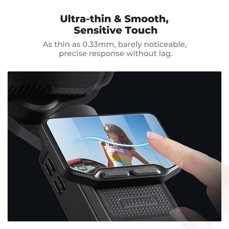 K&F CONCEPT 2PCS Screen Protector Compatible with Insta360 Luna Ultra | 9H Hardness, 0.33mm Ultra-Thin, High Transparency, Anti-Fingerprint, Scratch-Resistant Film Accessory, PF63