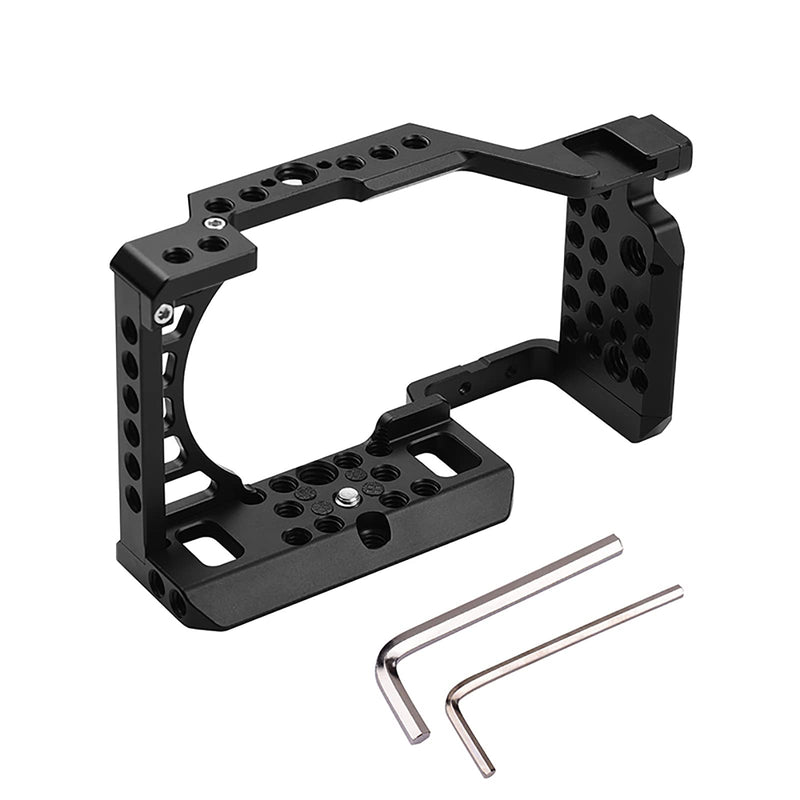 Easy Hood Camera Cage for Sony Alpha A6100/A6400/A6300/A6500/A6000 Camera | Soft Silicone, Enhanced Grip, Slim Fit, Lightweight, Camera Protective Cover, Camera Body Skin Protector, Easy to Install