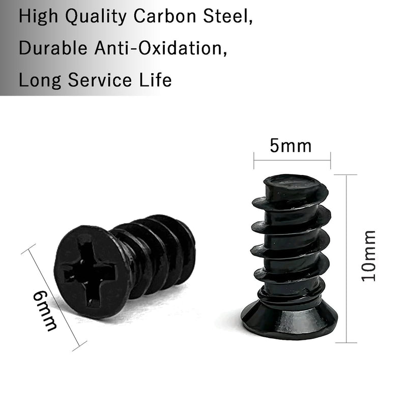 PC Fan Screws 50PCS M5x10mm PC Case Screws, for 60mm, 70mm, 80mm, 90mm, 92mm, 120mm, 140mm Computer Screws