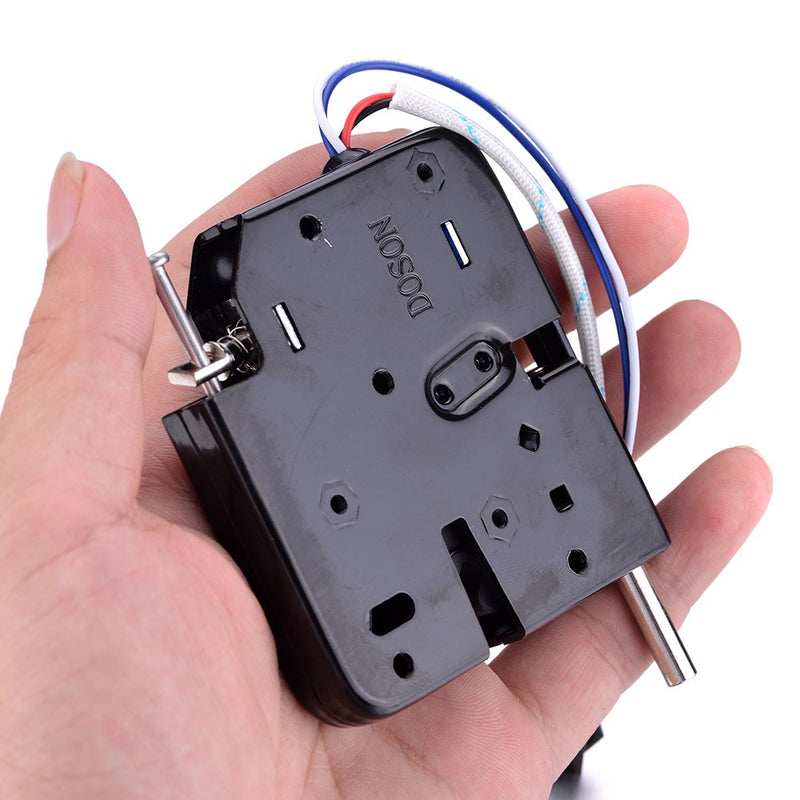 ATOPLEE Electronic Lock, 1pcs DC 12V 2A Carbon Steel Solenoid Cabinet Spring Lock for Drawer Locker (73X67X14mm) 73X67X14mm