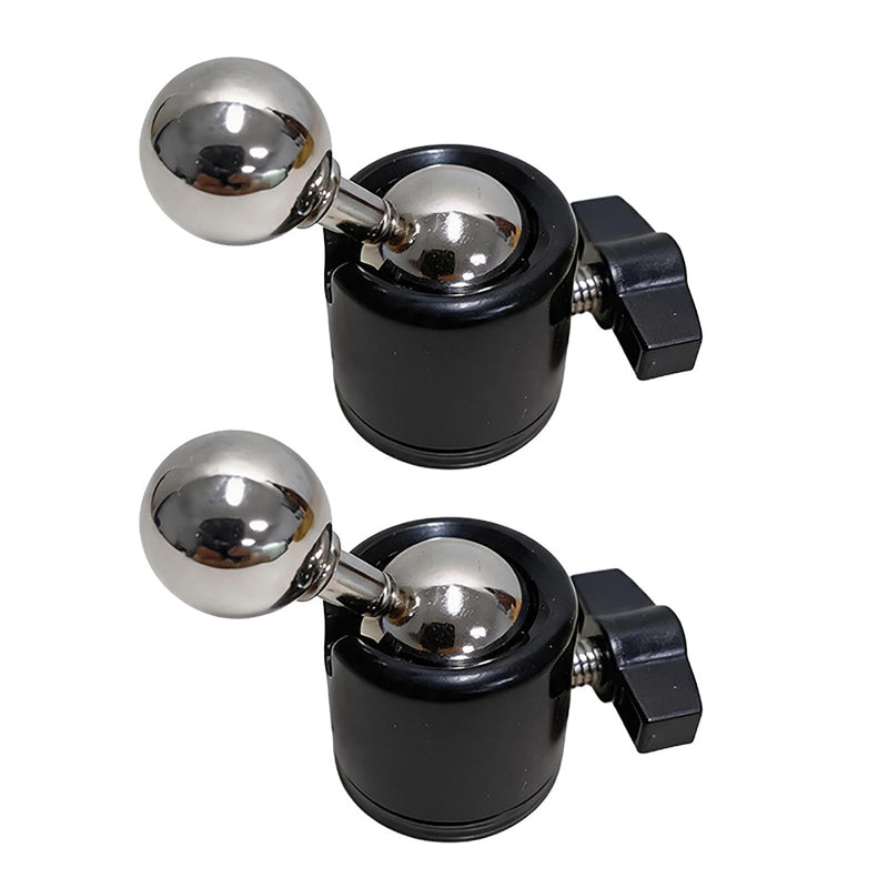 2 Pack Universally 1/4 Inch Swivels Ball Head Tripod Mount, 360° Rotatable 17mm Ball Base Adapter for Monopod, Camcorder & Light Stand Camera Mounting 1/4in