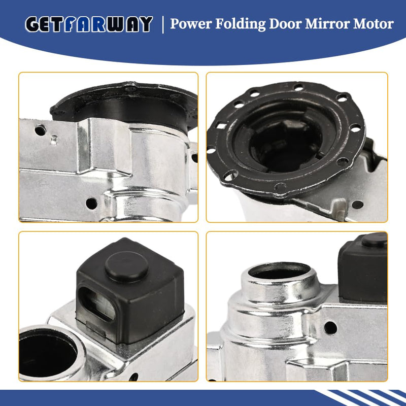 Power Folding Door Mirror Motor 20756891 GM0817558 Compatible with Chevrolet Silverado Suburban Tahoe/GMC Sierra Yukon/Cadillac Escalade 2007-2013 Left Driver or Right Passenger Side