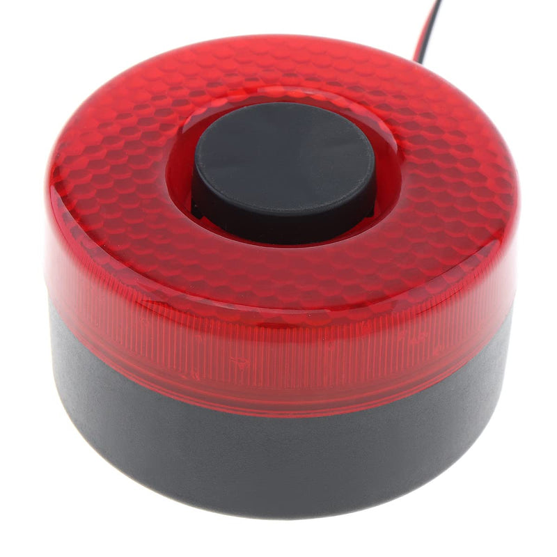2Pcs Back Up Alarm for Truck Car, 12V/24V 105dB Reverse Beeper Car Reverse Alarm Vehicle Auto Back Up Horn with Light Red