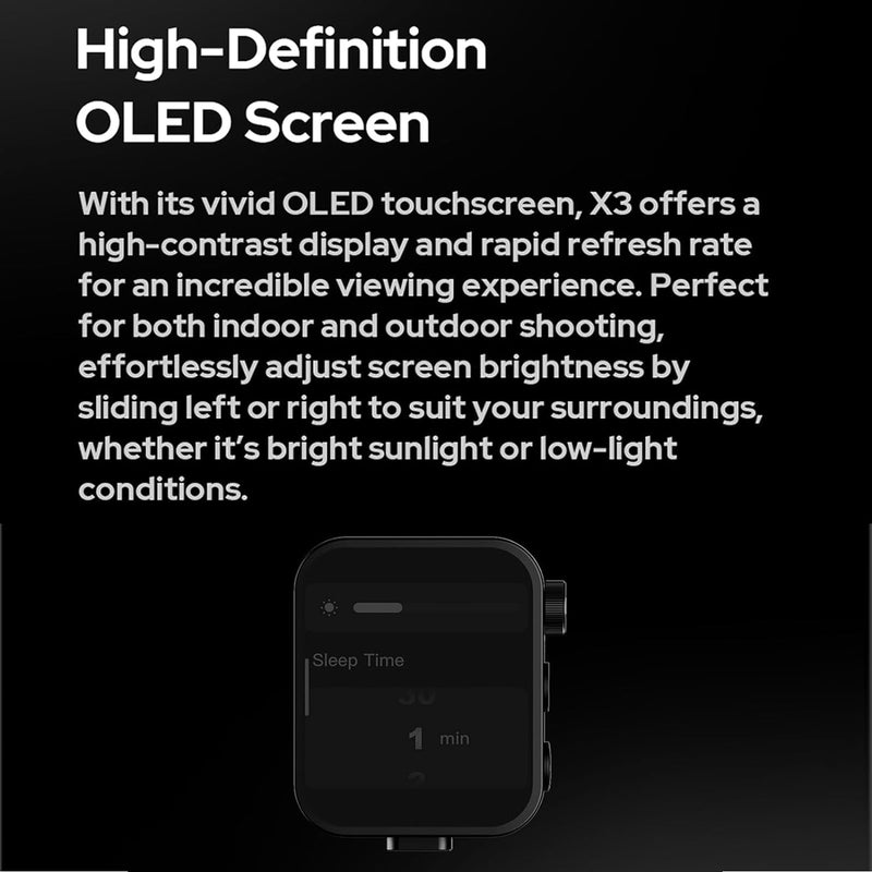 Godox X3 X3C TTL Wireless Flash Trigger for Canon Camera, Built-in Battery OLED Touchscreen, Built-in Lithium Battery