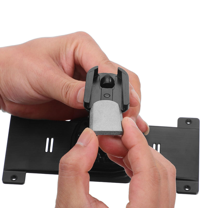 1 Set Dash Cam Mount Bracket Mirror Kit, Aluminum Alloy Back Plate, Universal Car Rearview Camera Support Interior Vehicle Recorder Accessories