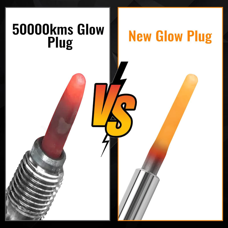 Ensun 68460484AB Diesel Glow Plug Compatible with 2014-2019 Grand Cherokee 6 Cyl 3.0L Diesel, 2014-2018 Ram 1500 6 Cyl 3.0L Diesel, 2019 Ram 1500 Classic