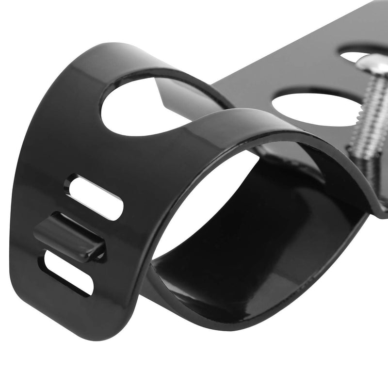 OSAN Universal 35mm-43mm Motorcycle Headlight Mount Brackets Fork Ear for Chopper Cafe Racer - Black Bracket