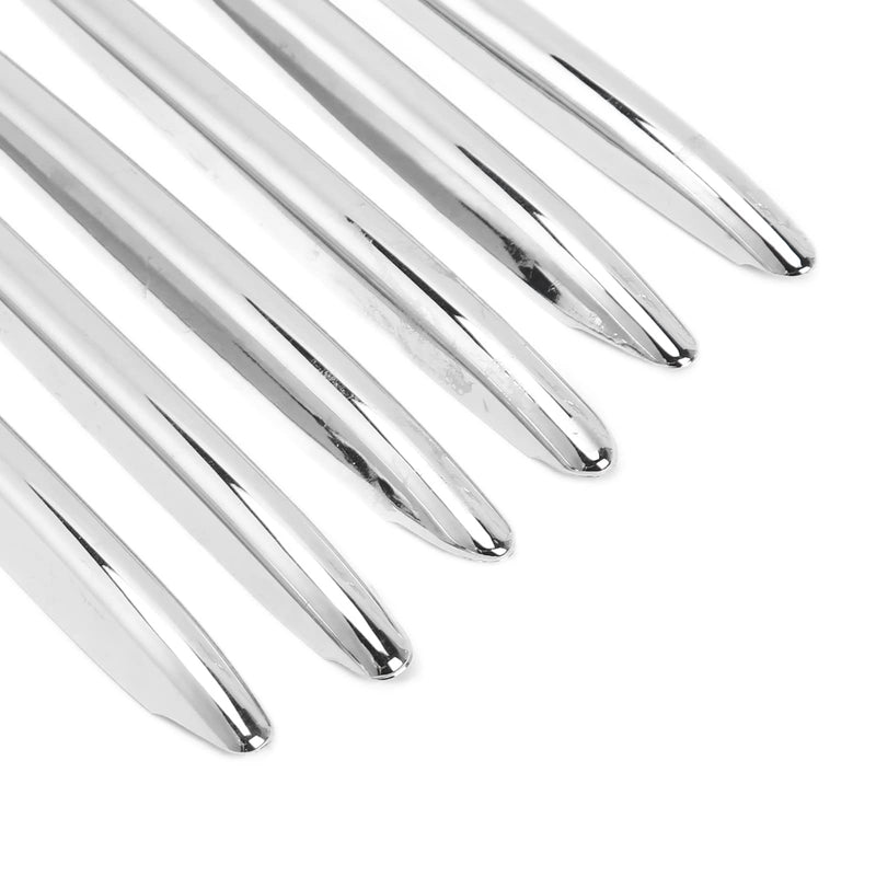 Fydun 6Pcs Car Engine Hood Vent Grille Cover Trim Chrome Car Accessories for Benz R172 SLK 2011‑2019