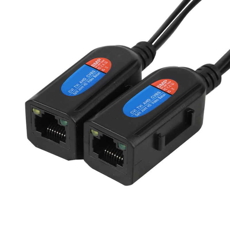 Analog to IP Camera Converter - Video Balun Passive CCTV Power Audio Transceiver With Power Indicator for HDCVI HDTVI AHD Analog